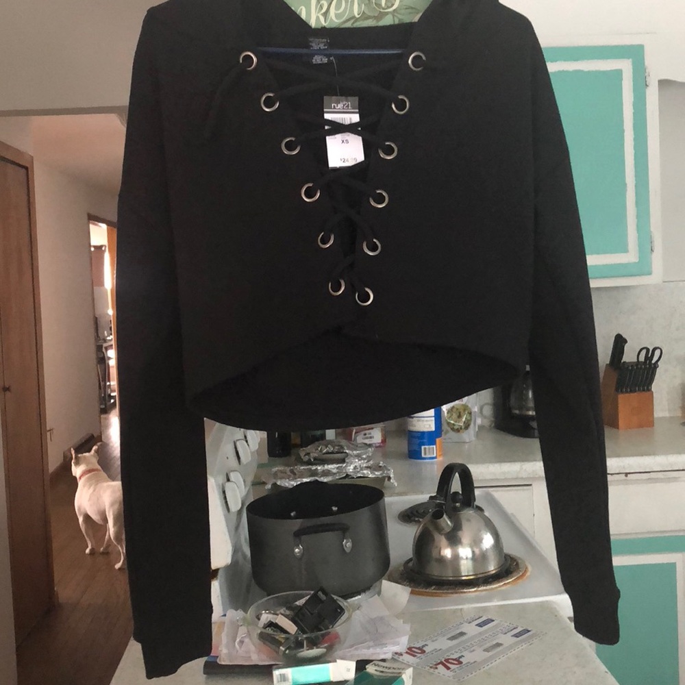 Hoodie/ crop top